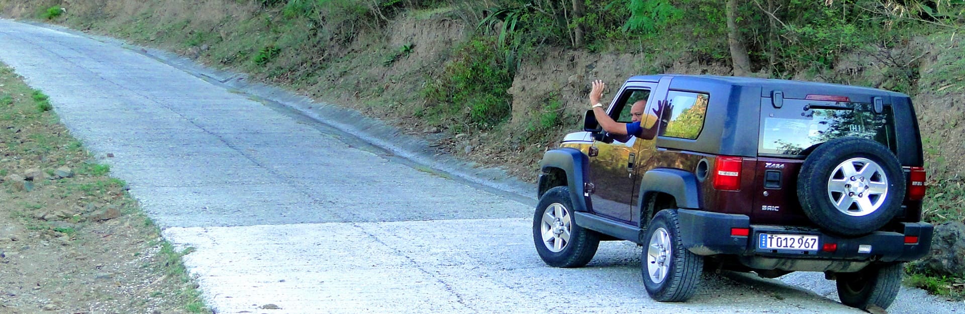 Route intramontane, Granma, Cuba
